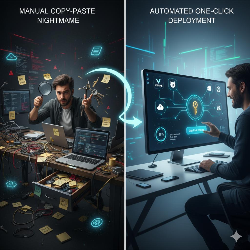 From Manual Copy-Paste to One-Click Deploy: How Deployment Automation Eliminates API Key Drift
